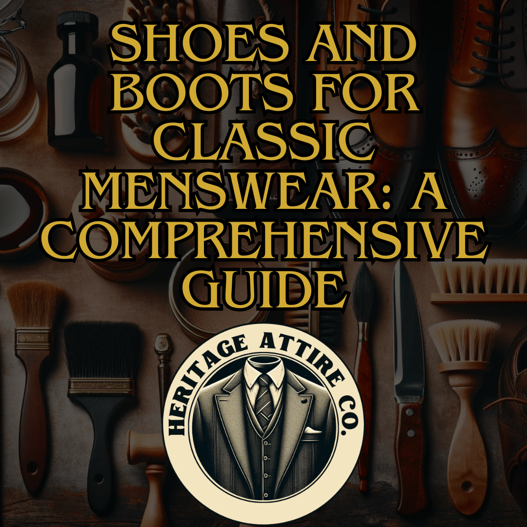 Shoes and boots for classic menswear