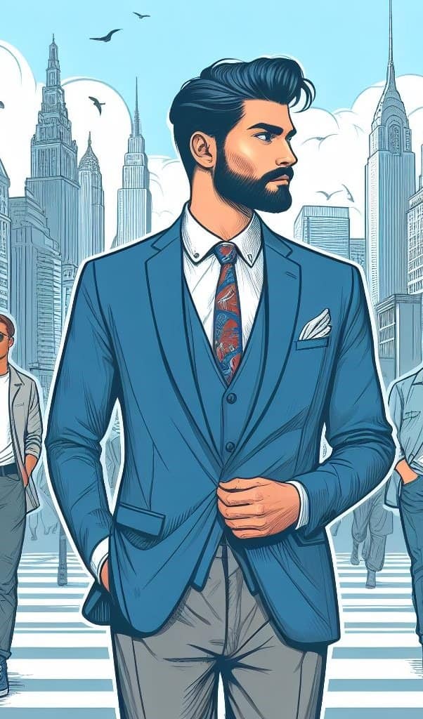 Classic Menswear like this Navy Blazer is incredibly versatile for different levels of formality and so many different colour combinations